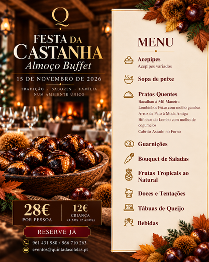 Festa da Castanha – Almoço Buffet