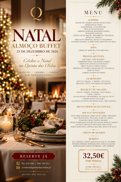 Natal – Almoço Buffet