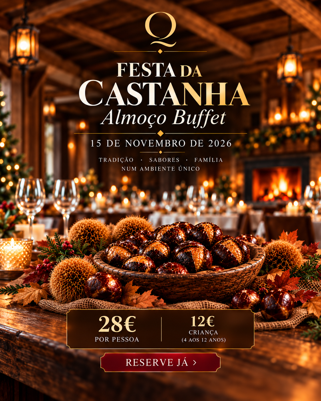 Festa da Castanha – Almoço Buffet