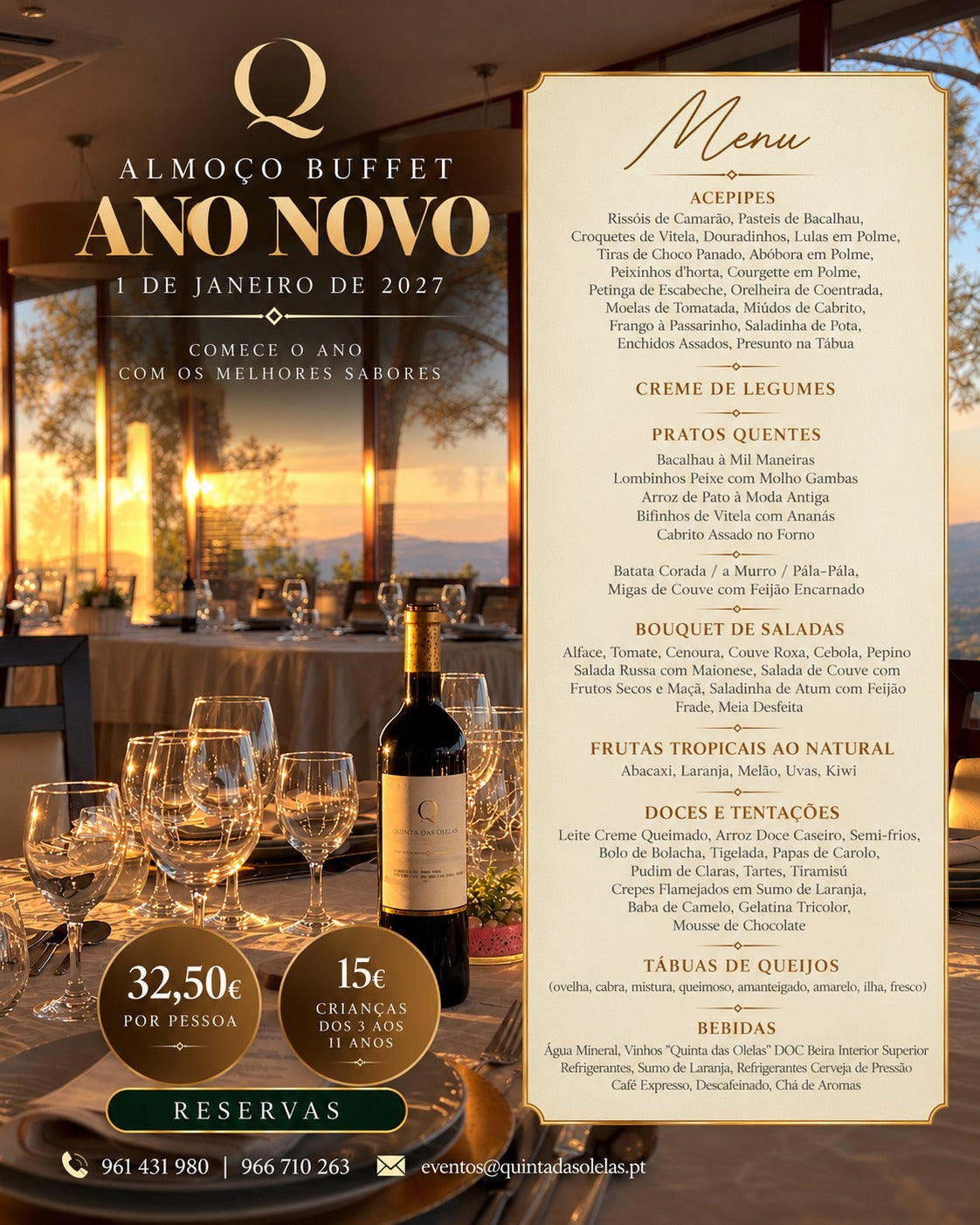 Ano Novo – Almoço Buffet